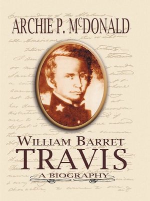 cover image of William Barrett Travis